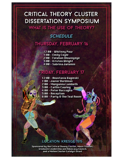 critical theory dissertation symposium flyer